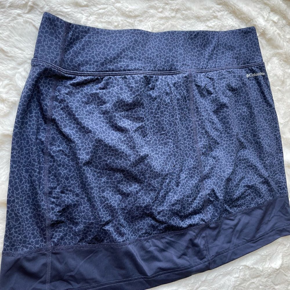 Columbia Blue Moisture Wicking Athletic Skort - Women’s L - Picture 3 of 4